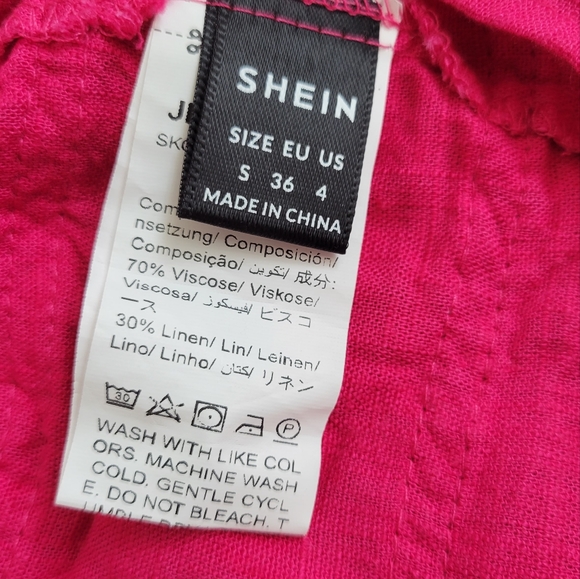 TWO Front Tie Cami Tops Size S Pink and Black - Picture 8 of 9